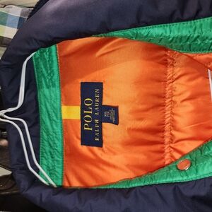 Polo Ralph Lauren Jacket with Orange and Green Accents